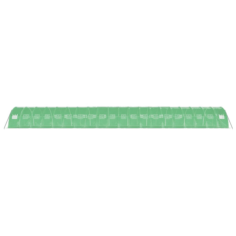 Tuinkas Met Stalen Frame 80 M² 20X4X2 M Groen