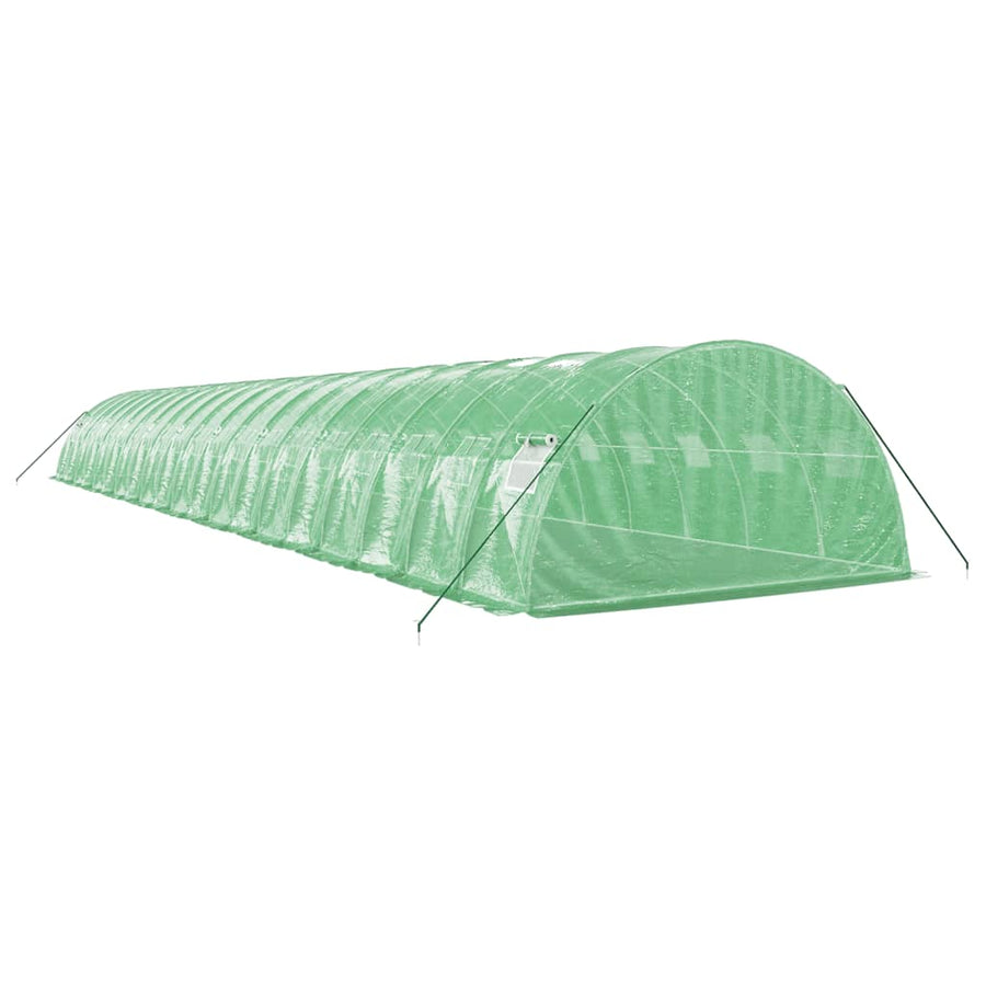 Tuinkas Met Stalen Frame 80 M² 20X4X2 M Groen