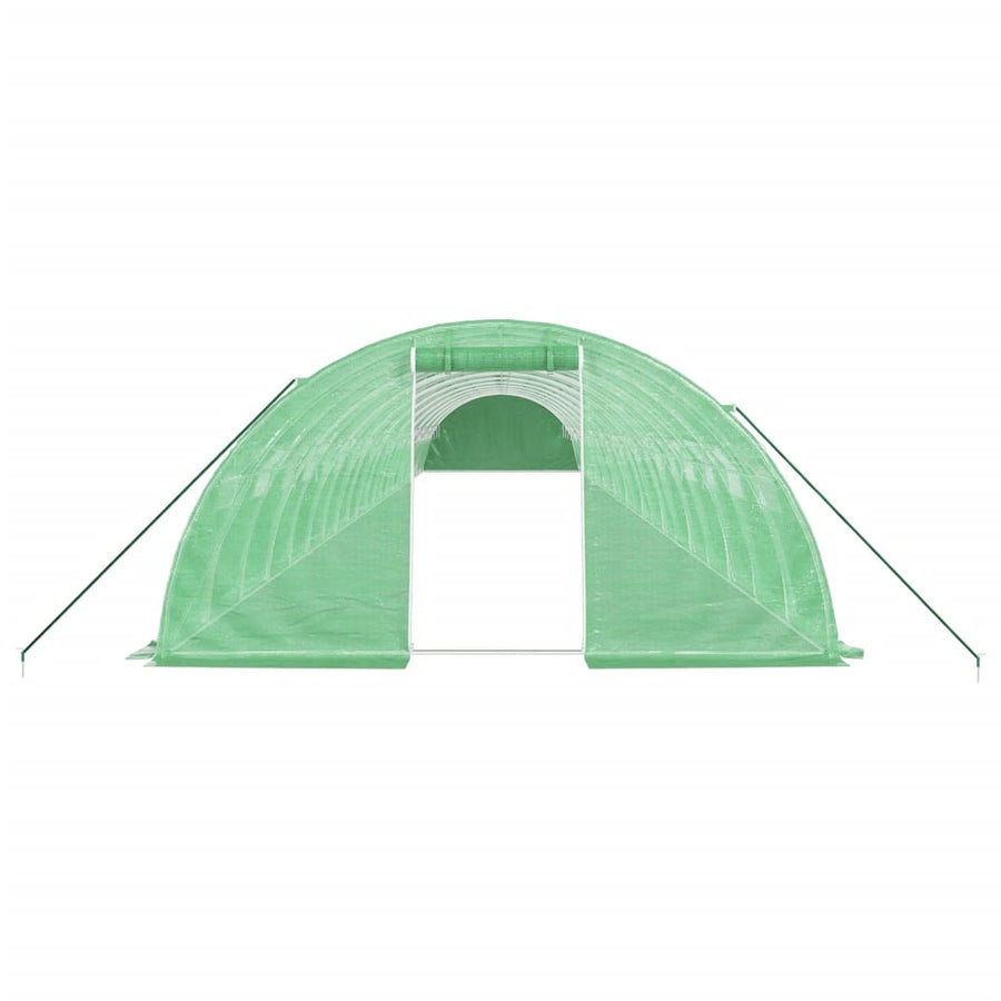 Tuinkas Met Stalen Frame 88 M² 22X4X2 M Groen