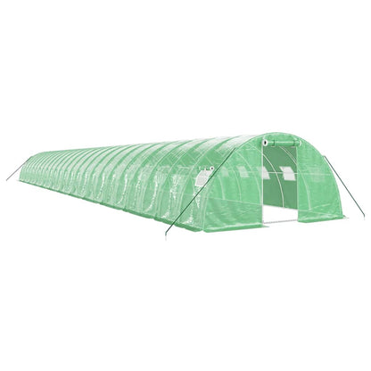 Tuinkas Met Stalen Frame 96 M² 24X4X2 M Groen