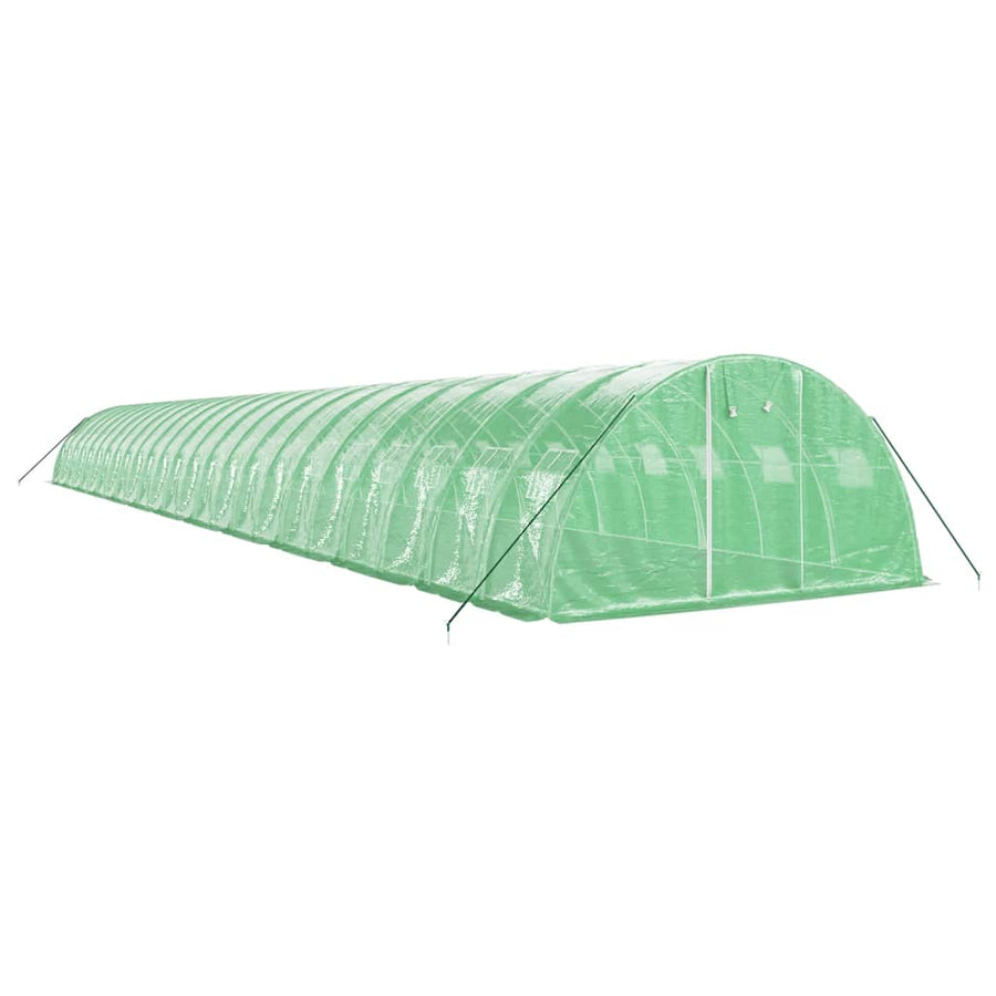 Tuinkas Met Stalen Frame 96 M² 24X4X2 M Groen