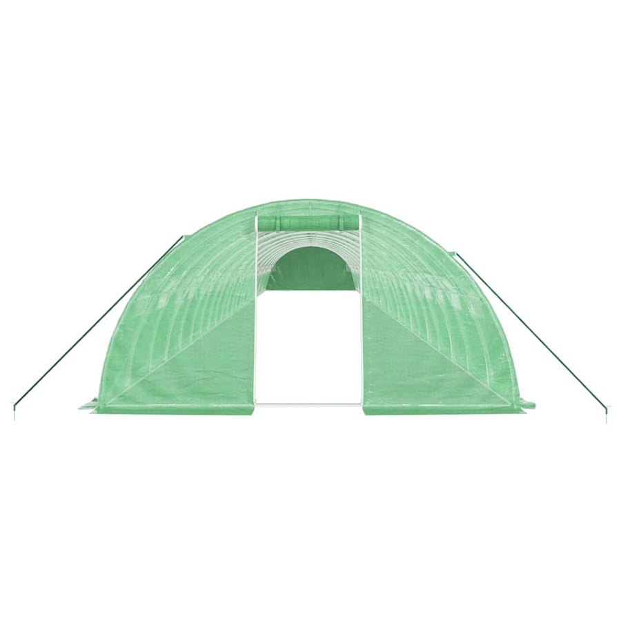 Tuinkas Met Stalen Frame 96 M² 24X4X2 M Groen