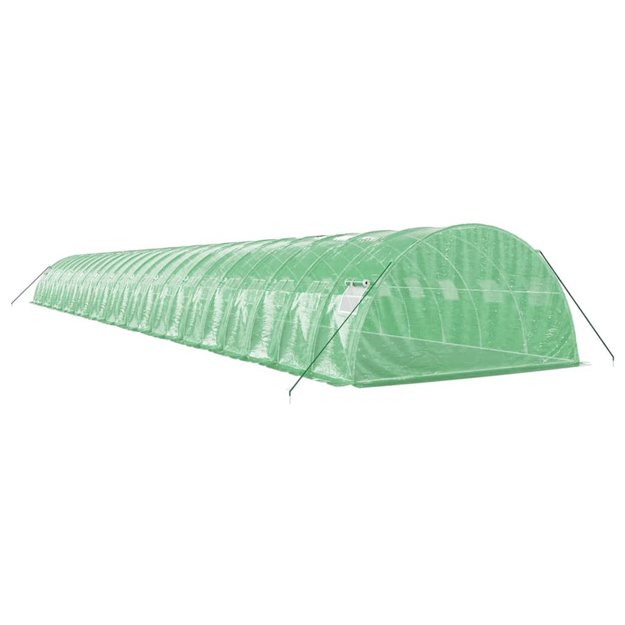 Tuinkas Met Stalen Frame 96 M² 24X4X2 M Groen