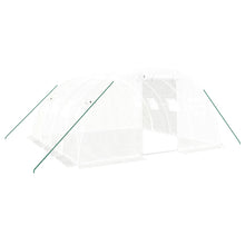Tuinkas Met Stalen Frame 16 M² 4X4X2 M Wit