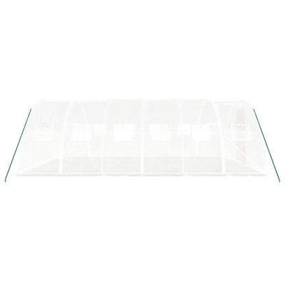 Tuinkas Met Stalen Frame 24 M² 6X4X2 M Wit