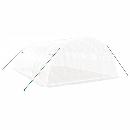 Tuinkas Met Stalen Frame 24 M² 6X4X2 M Wit