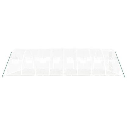 Tuinkas Met Stalen Frame 32 M² 8X4X2 M Wit