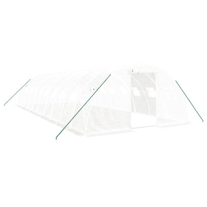 Tuinkas Met Stalen Frame 40 M² 10X4X2 M Wit