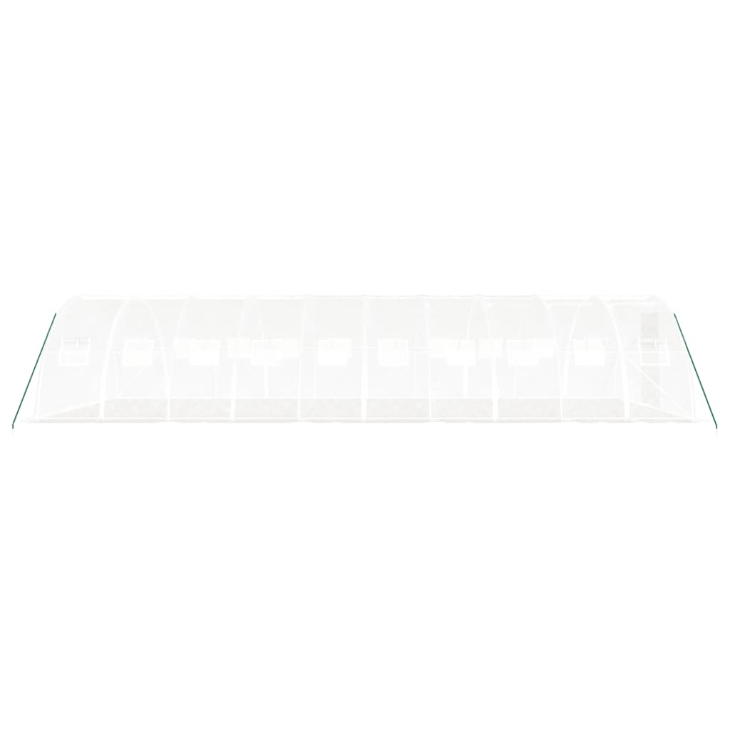 Tuinkas Met Stalen Frame 40 M² 10X4X2 M Wit