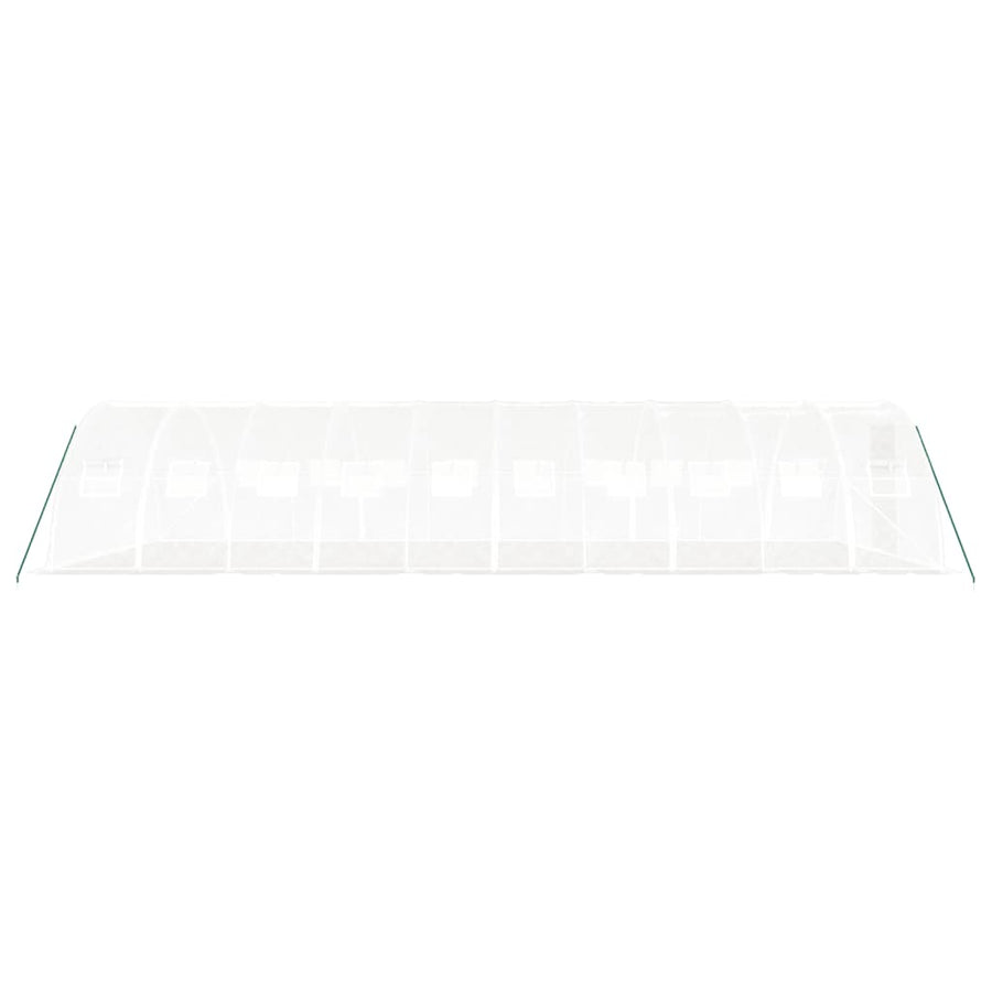 Tuinkas Met Stalen Frame 40 M² 10X4X2 M Wit