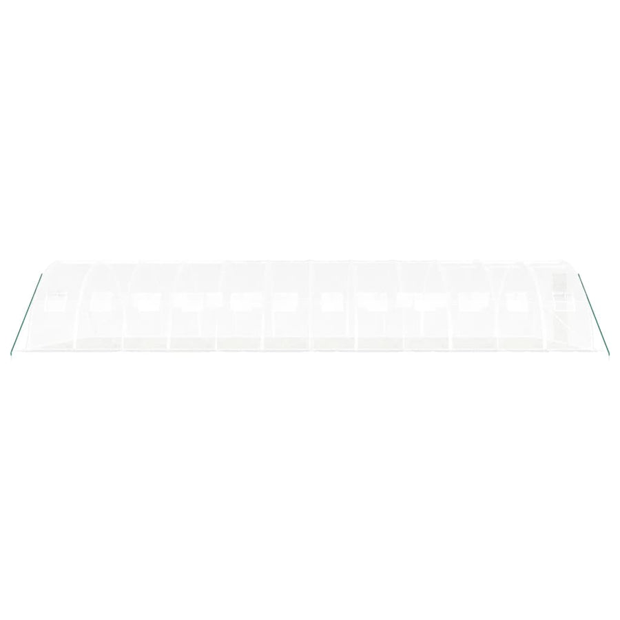 Tuinkas Met Stalen Frame 48 M² 12X4X2 M Wit