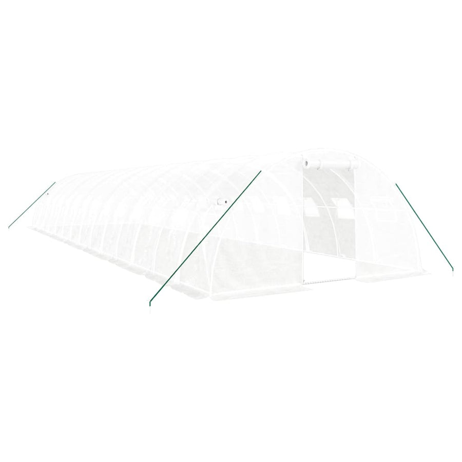 Tuinkas Met Stalen Frame 56 M² 14X4X2 M Wit