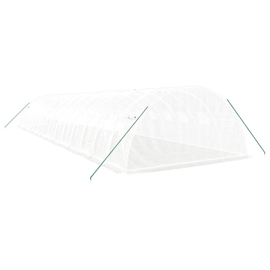 Tuinkas Met Stalen Frame 56 M² 14X4X2 M Wit