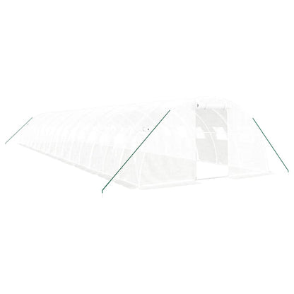 Tuinkas Met Stalen Frame 64 M² 16X4X2 M Wit