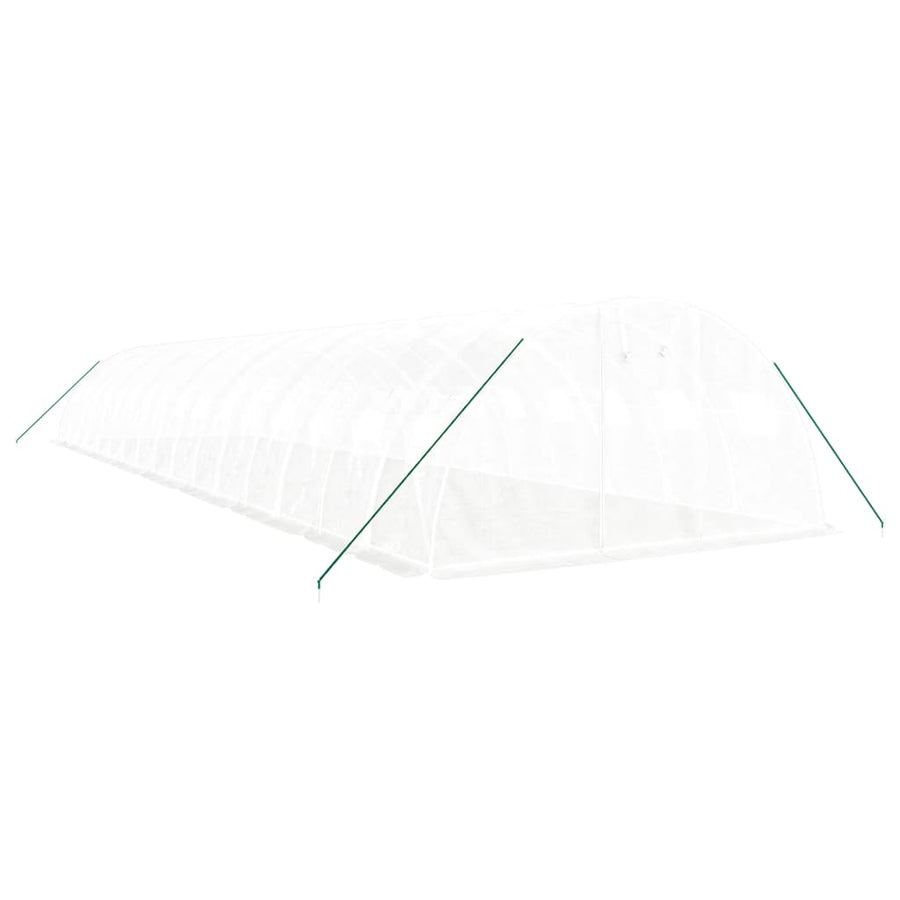 Tuinkas Met Stalen Frame 64 M² 16X4X2 M Wit