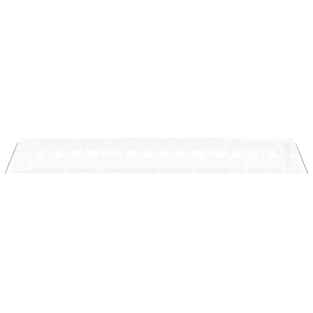 Tuinkas Met Stalen Frame 64 M² 16X4X2 M Wit