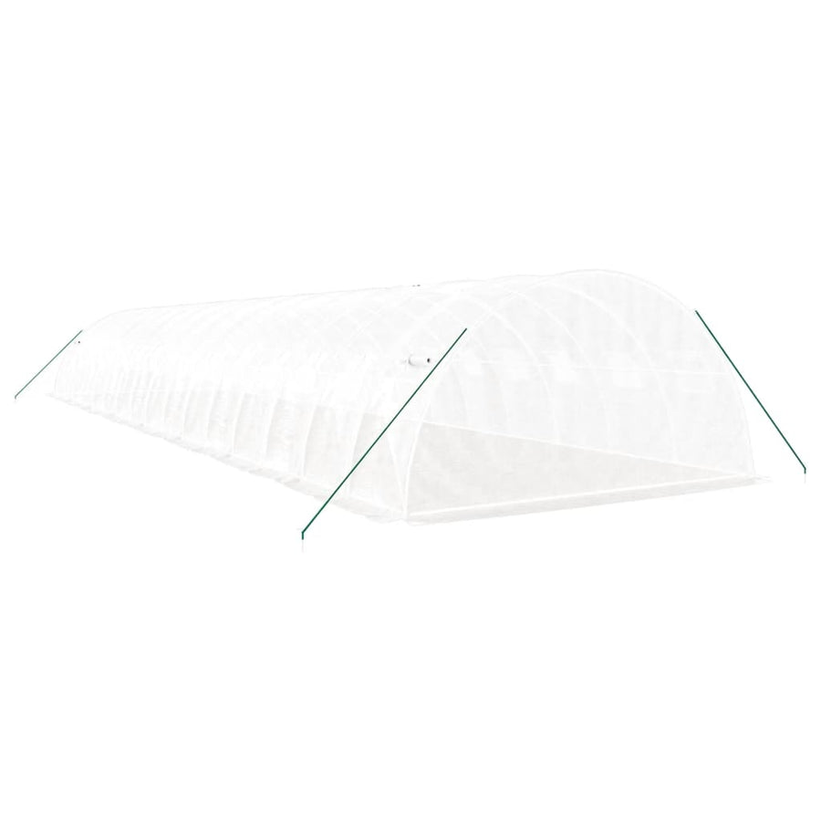 Tuinkas Met Stalen Frame 64 M² 16X4X2 M Wit