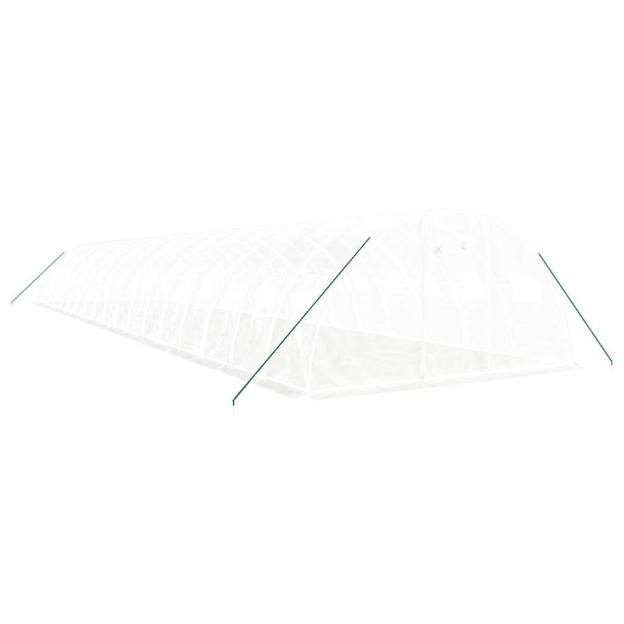 Tuinkas Met Stalen Frame 72 M² 18X4X2 M Wit