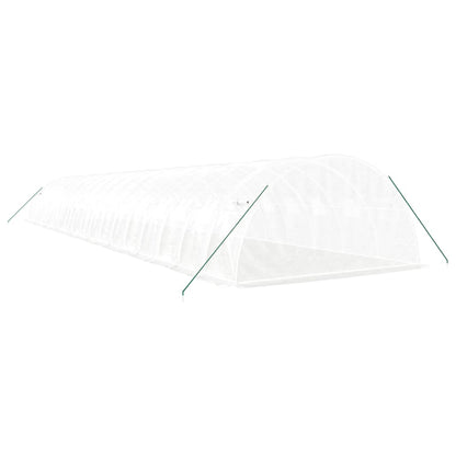 Tuinkas Met Stalen Frame 72 M² 18X4X2 M Wit