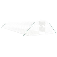 Tuinkas Met Stalen Frame 80 M² 20X4X2 M Wit