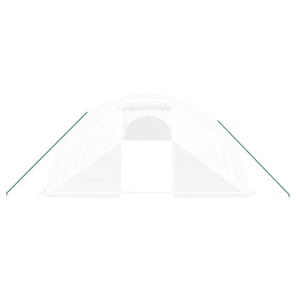 Tuinkas Met Stalen Frame 80 M² 20X4X2 M Wit