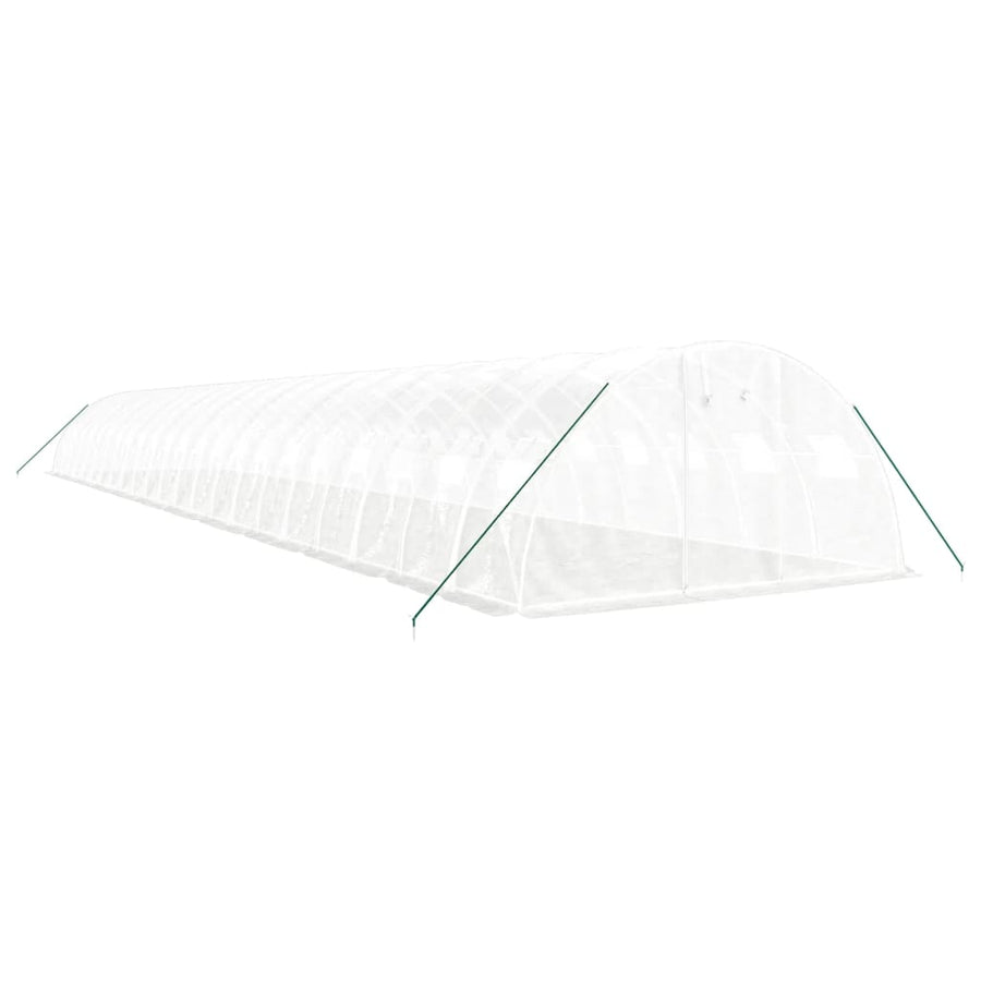 Tuinkas Met Stalen Frame 88 M² 22X4X2 M Wit