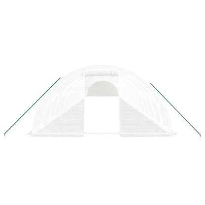 Tuinkas Met Stalen Frame 88 M² 22X4X2 M Wit