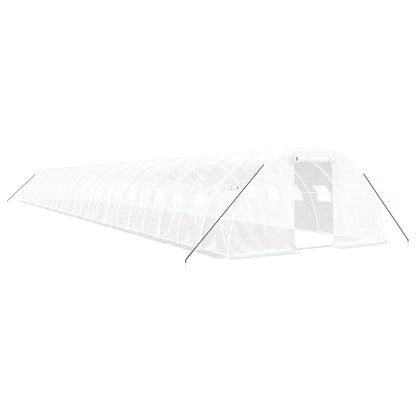Tuinkas Met Stalen Frame 96 M² 24X4X2 M Wit