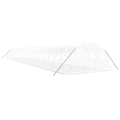 Tuinkas Met Stalen Frame 96 M² 24X4X2 M Wit