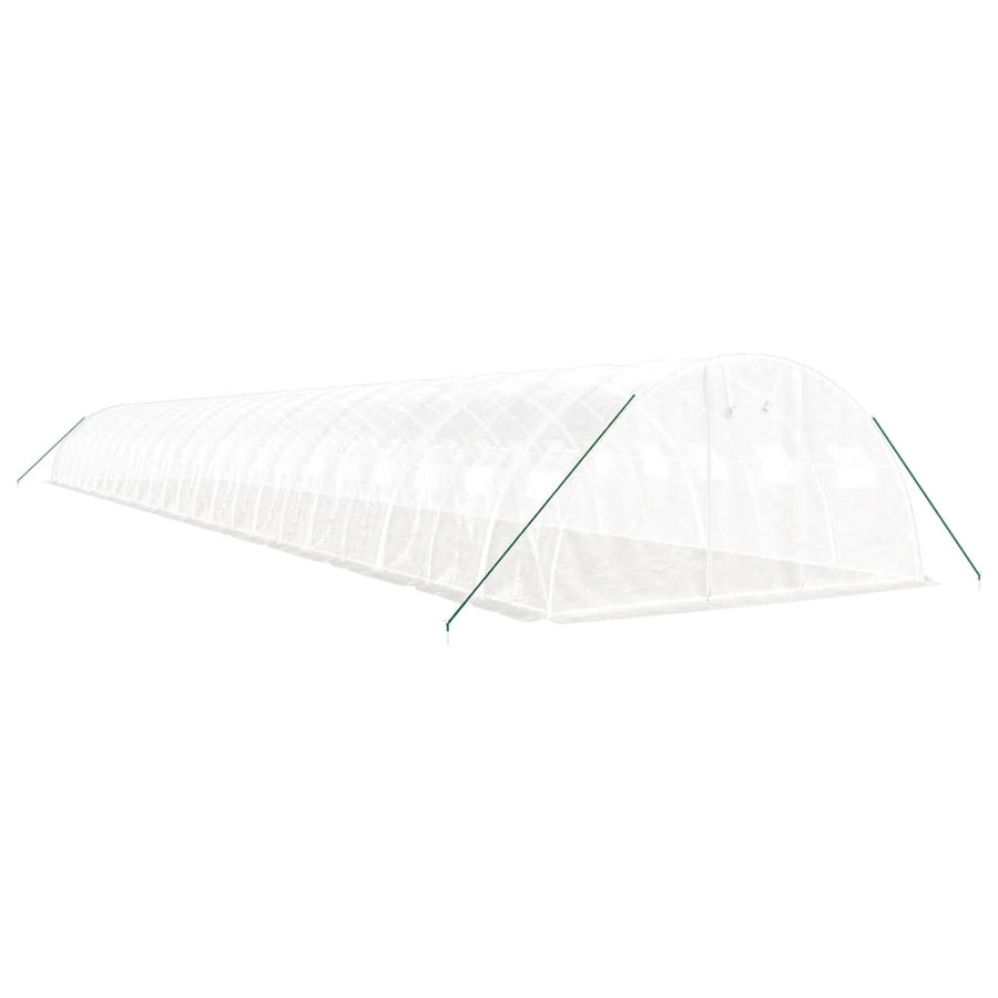 Tuinkas Met Stalen Frame 96 M² 24X4X2 M Wit