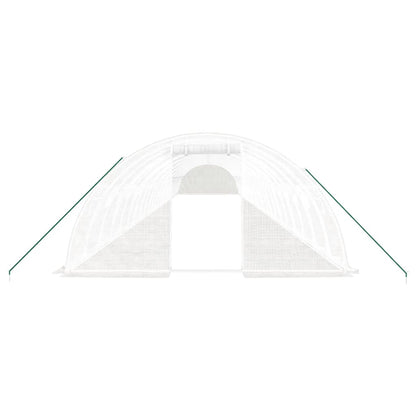 Tuinkas Met Stalen Frame 96 M² 24X4X2 M Wit