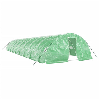 Tuinkas Met Stalen Frame 90 M² 8X5X2,3 M 18 x 5 x 2.3 m Groen