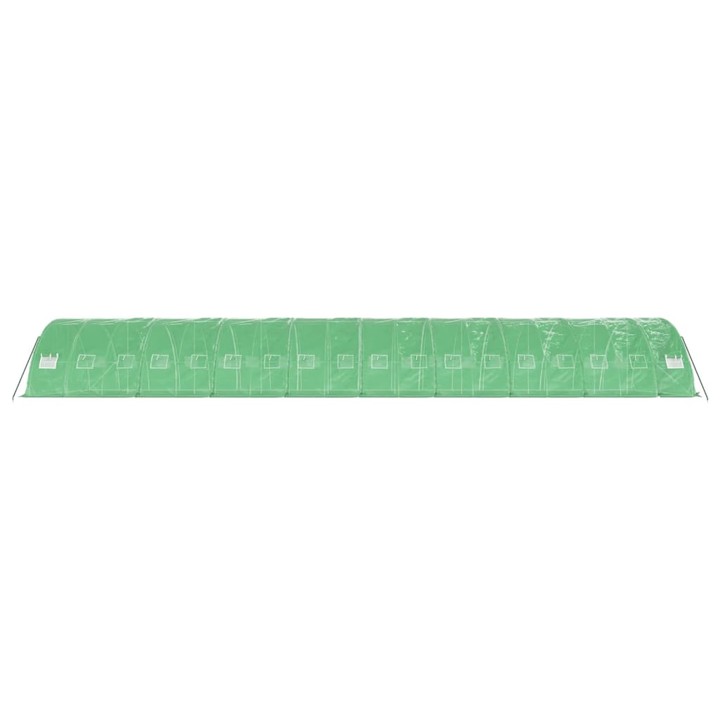 Tuinkas Met Stalen Frame 90 M² 8X5X2,3 M 18 x 5 x 2.3 m Groen