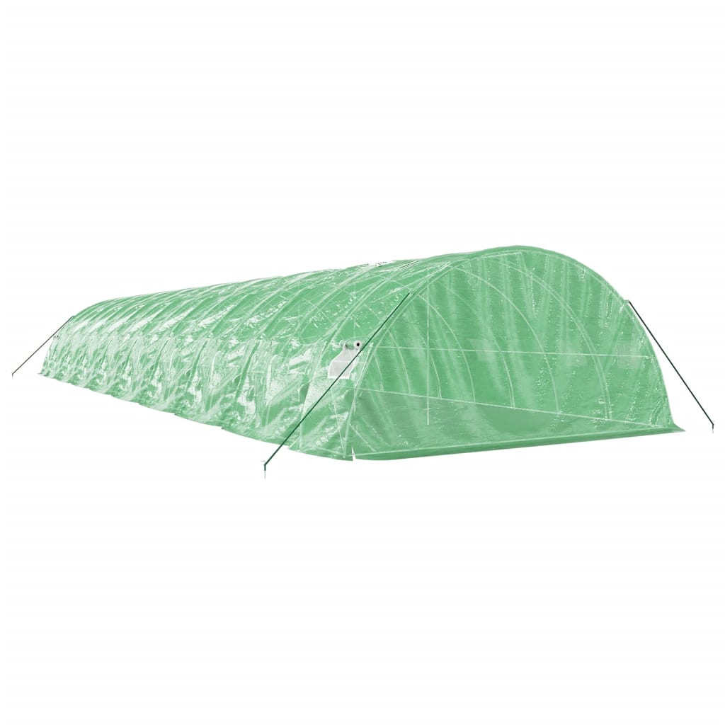 Tuinkas Met Stalen Frame 90 M² 8X5X2,3 M 18 x 5 x 2.3 m Groen