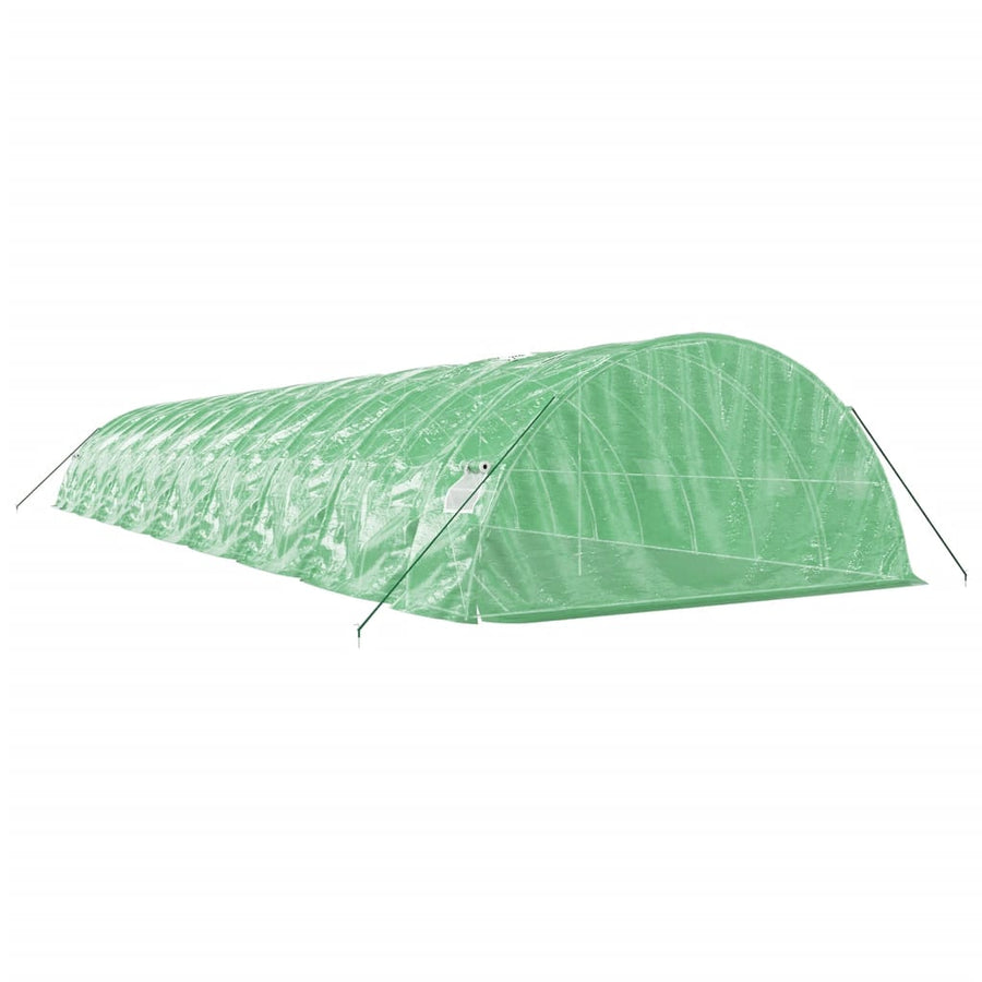 Tuinkas Met Stalen Frame 90 M² 8X5X2,3 M 18 x 5 x 2.3 m Groen