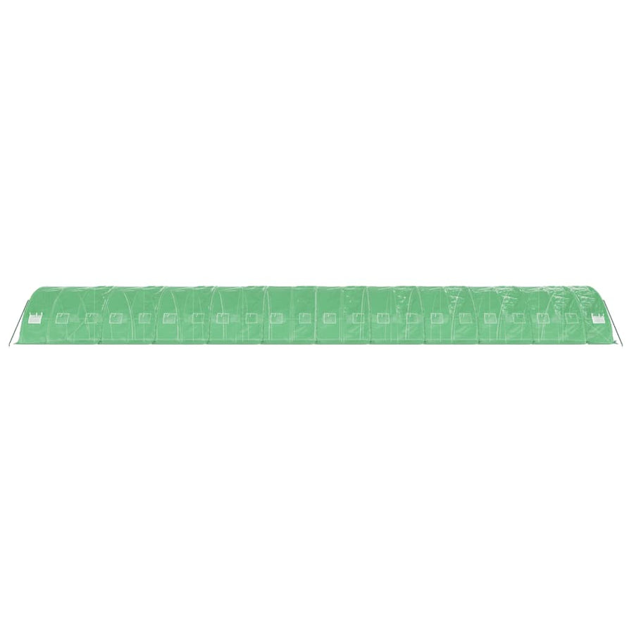 Tuinkas Met Stalen Frame 0 M² 22X5X2,3 M 22 x 5 x 2.3 m Groen