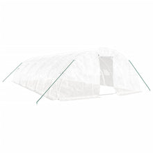 Tuinkas Met Stalen Frame 50 M² 10X5X2,3 M 10 x 5 x 2.3 m Wit