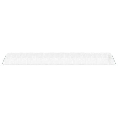 Tuinkas met stalen frame 100 m² 20x5x2,3 m wit