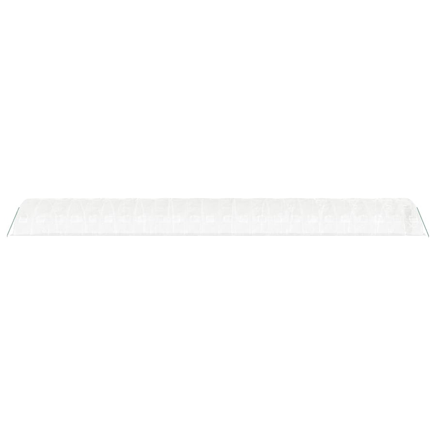 Tuinkas met stalen frame 120 m² 24x5x2,3 m wit