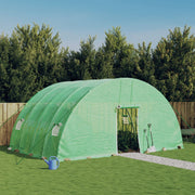 Tuinkas 6x4x2,85 m groen staal PE