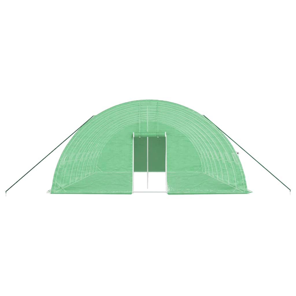 Tuinkas Met Stalen Frame 48 M² 8X6X2,85 M 8 x 6 x 2.85 m Groen