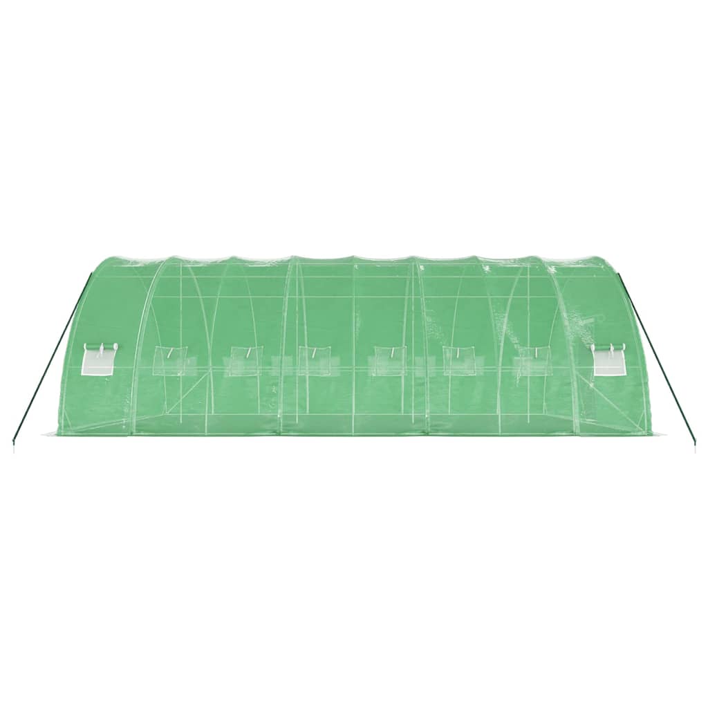 Tuinkas Met Stalen Frame 48 M² 8X6X2,85 M 8 x 6 x 2.85 m Groen