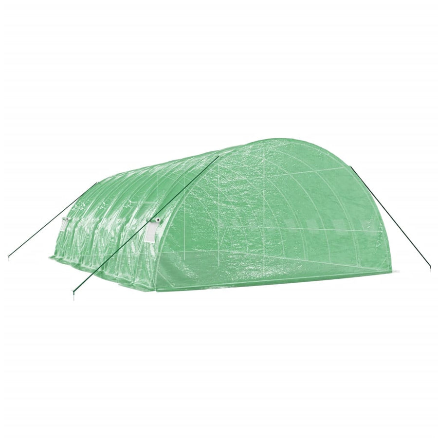 Tuinkas Met Stalen Frame 48 M² 8X6X2,85 M 8 x 6 x 2.85 m Groen