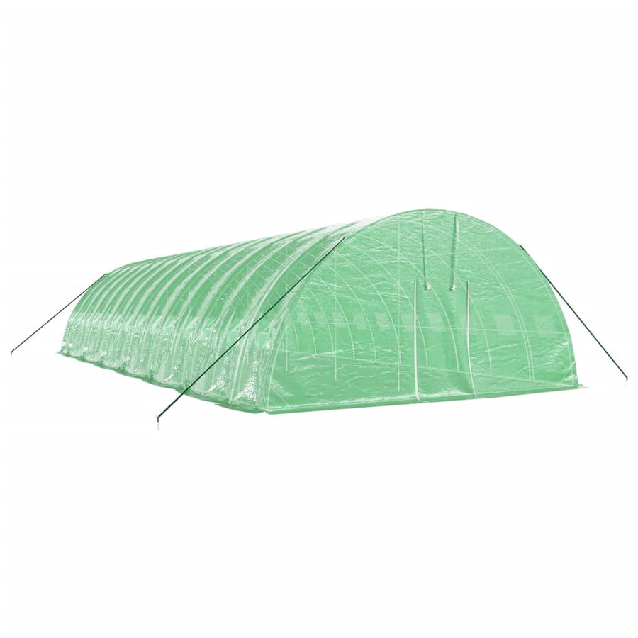 Tuinkas Met Stalen Frame 84 M² 4X6X2,85 M 14 x 6 x 2.85 m Groen
