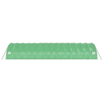 Tuinkas Met Stalen Frame 84 M² 4X6X2,85 M 14 x 6 x 2.85 m Groen
