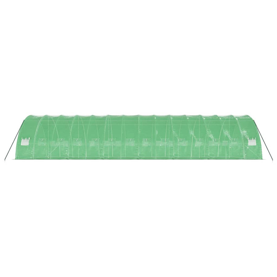 Tuinkas Met Stalen Frame 84 M² 4X6X2,85 M 14 x 6 x 2.85 m Groen