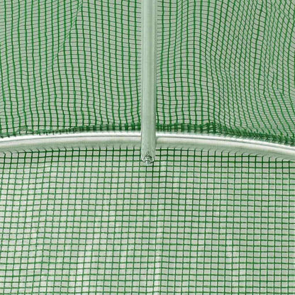 Tuinkas Met Stalen Frame 120 M² 20X6X2,85 M 20 x 6 x 2.85 m