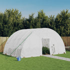 Greenhouse with steel frame white 24 m² 6x4x2.85 m