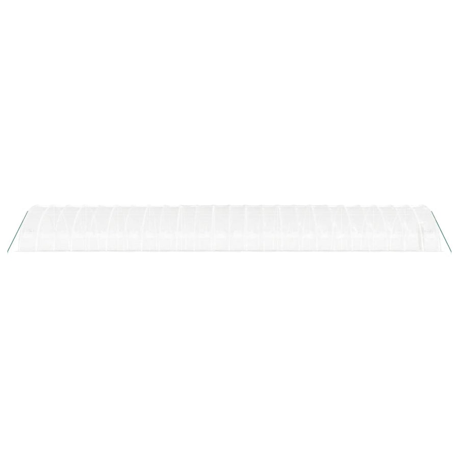 Tuinkas Met Stalen Frame 144 M² 24X6X2,85 M 24 x 6 x 2.85 m Wit