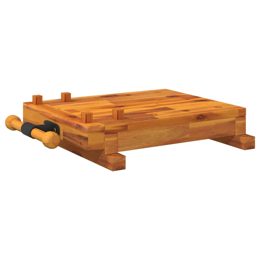 Tafelwerkbank Met Bankschroef 52X44X9,5 Cm Massief Acaciahout